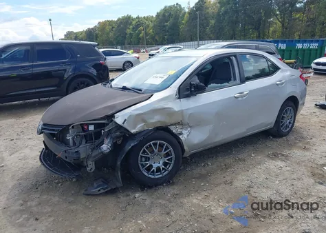 2015 Toyota Corolla L from USA, damaged, VIN 2T1BURHE6FC459405